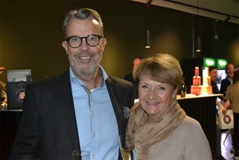 Fantastiskt initiativ tyckte Jan-Olof Swanteson och Vicki Lacroix Swanteson.