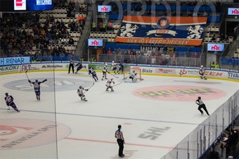 H�r har V�xj� Lakers precis gjort 5-3. Foto: Josefin Petersson