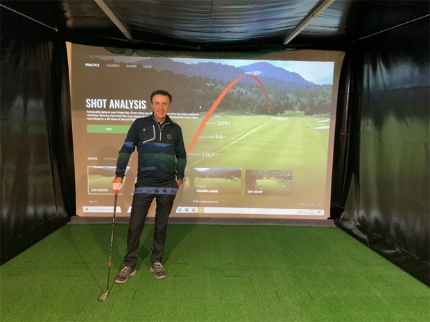 Glasrikets GK har V�xj�s f�rsta golfsimulator