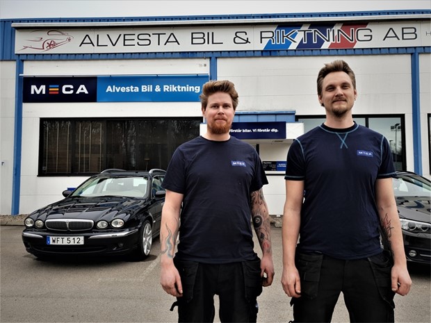 Rikards och Jimmys dr�m om en egen bilverkstad blev sann i Alvesta