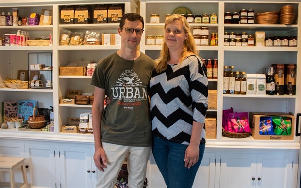 I Rubbatorp finns Familjen Stj�rnkrans Handelsbod