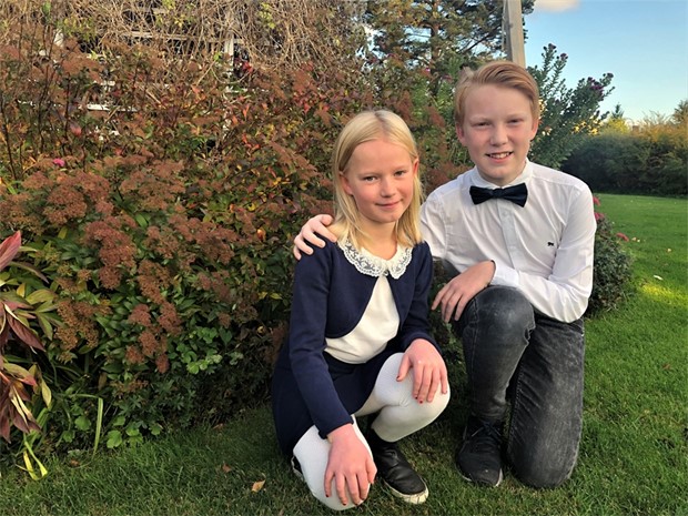 Gustav och Lovisa  lovande unga dansare