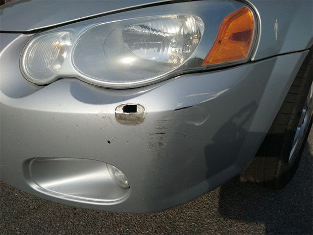 Vad g�r jag om jag f�r en parkeringsskada?