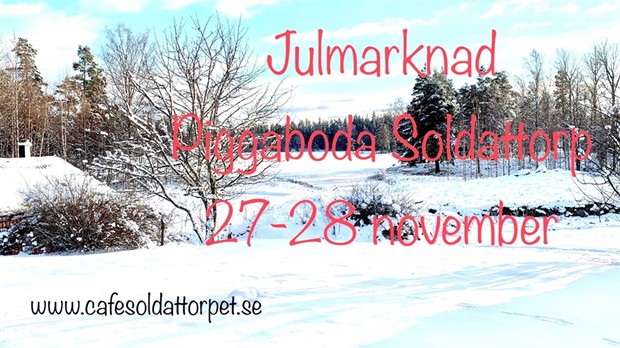 Julmarknad p Caf Soldattorpet