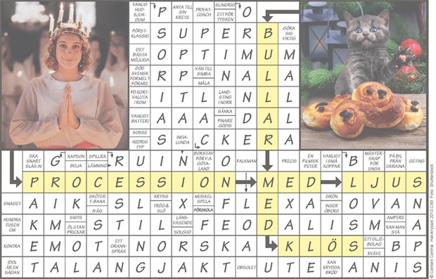 Krysset l�sning vecka 49