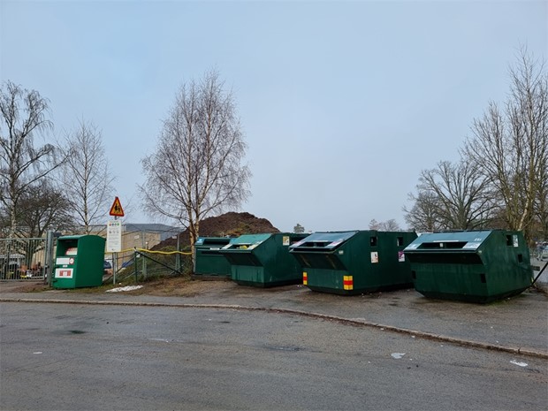 �tervinningsstation tas bort i V�xj�