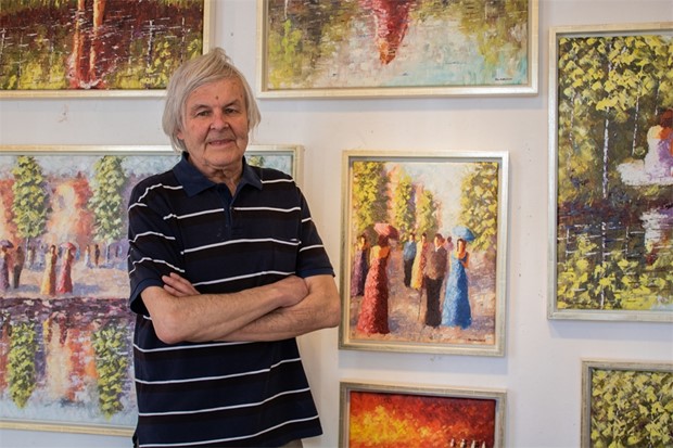 En sista hyllning till konsten � en sista vacker vernissage 