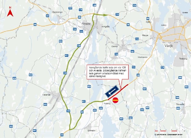 Trafiken p vg 23 leds om nr vgprojekt gr in i viktigt skede