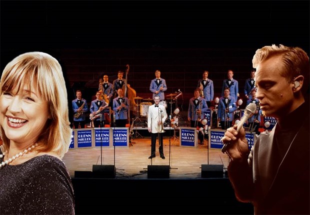 Roos och Weise sjunger med Glenn Miller Orchestra