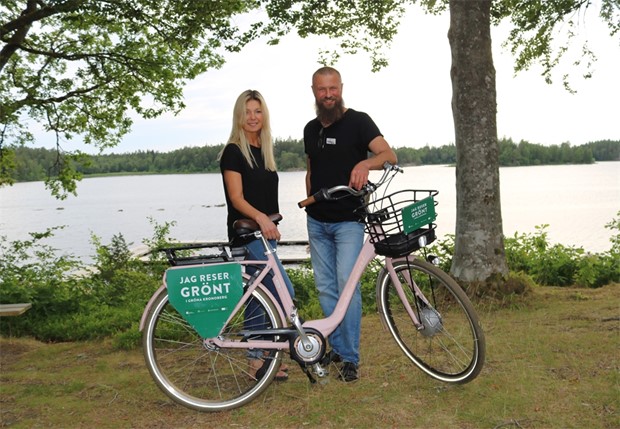 40 elcyklar utplacerade runt �snen