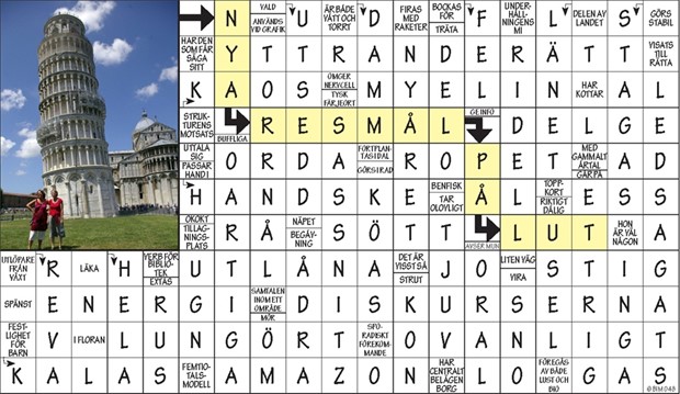 Krysset lsning v28, 2022