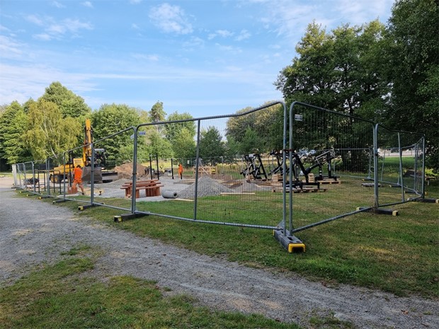Vislanda f�r ett utegym 