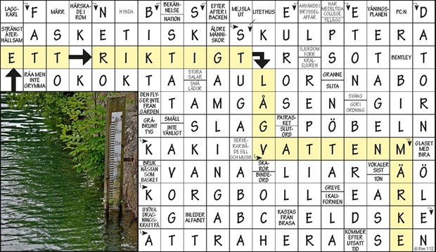Krysset lsning v38, 2022