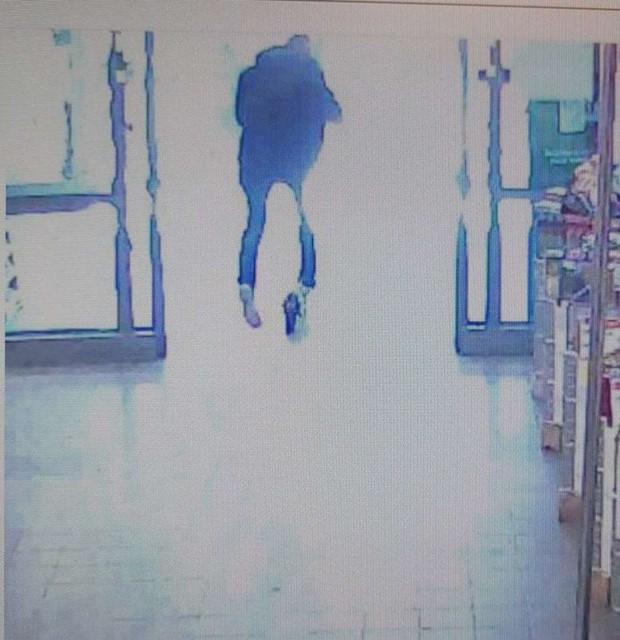 Stal elsparkcykel inne på Coop på Nydala 