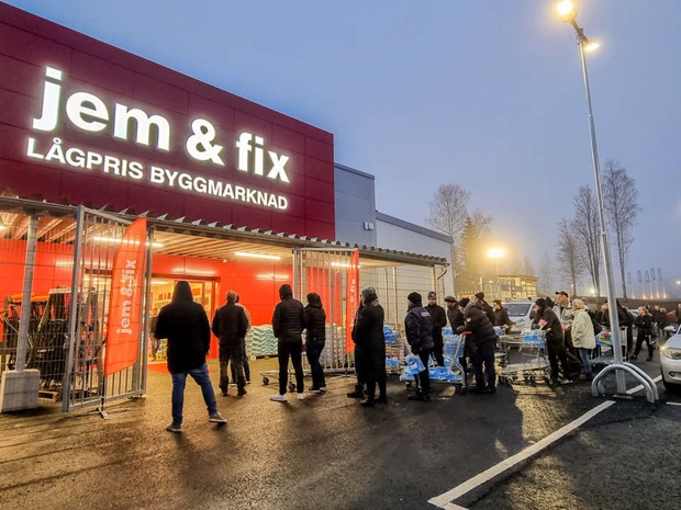 Jem & Fix n�st p� tur p� Sp�ningslanda