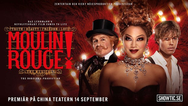 Moulin Rouge! The Musical Stockholm, Premi�r 14 september 2023 