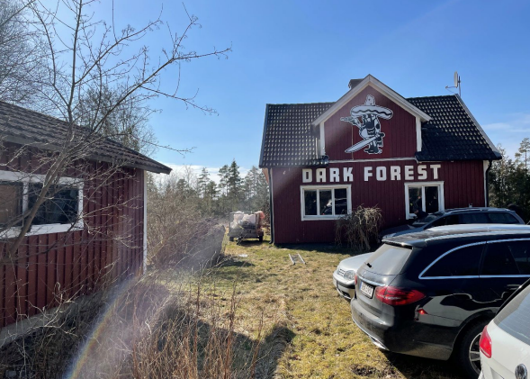 Rddningstjnsten dmer ut Bandidos klubblokal i Tegnaby 