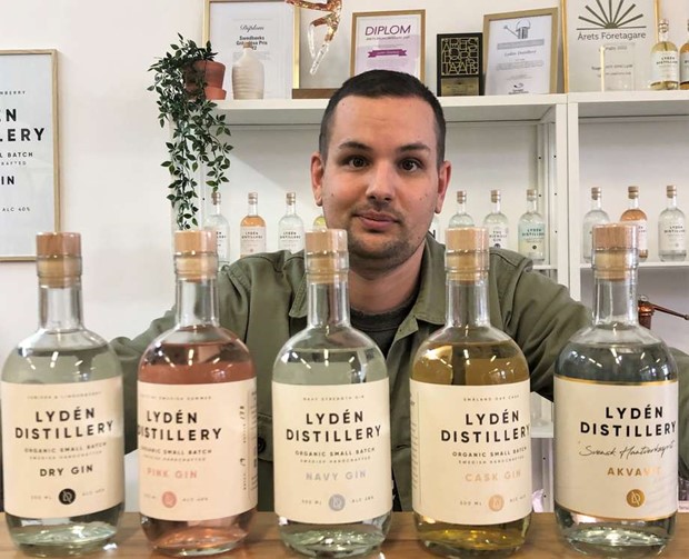 Destilleri i Kronoberg skapar unik glasflaska