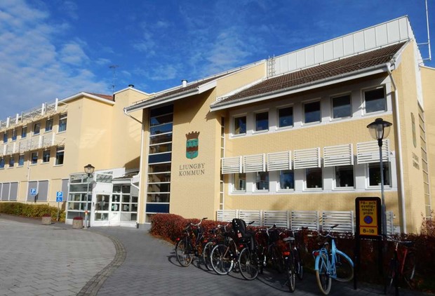 Kommunhuset  viktigt ansikte utt (?)