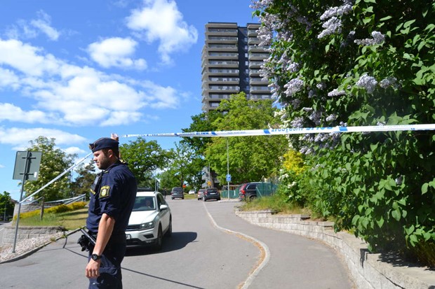 Misstnkt freml hittades p Hov - Nationella bombskyddet kallades till platsen