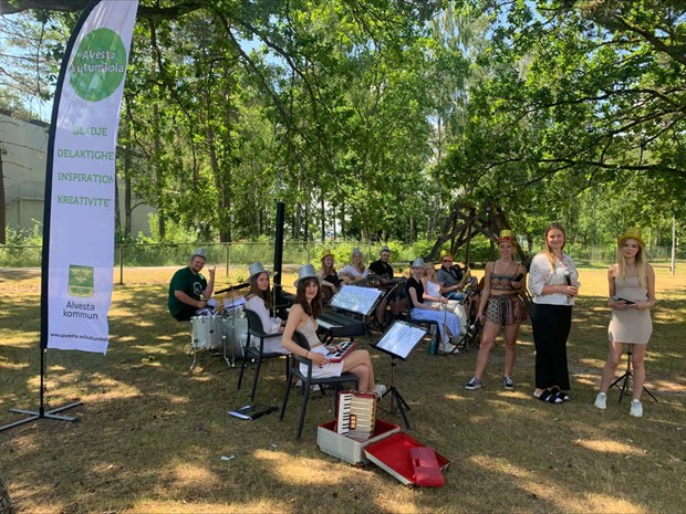 Sommarprojektet p� Kulturskolan sprider gl�dje i Alvesta kommun 