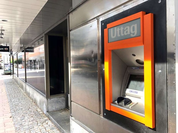 Ny uttagsautomat i V�xj� 