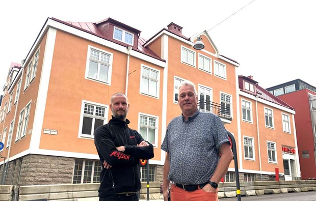 Uppsnyggad fastighet i city