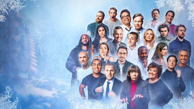 Humorkalaset Christmas r tillbaka  med 24 av Sveriges frmsta komiker 