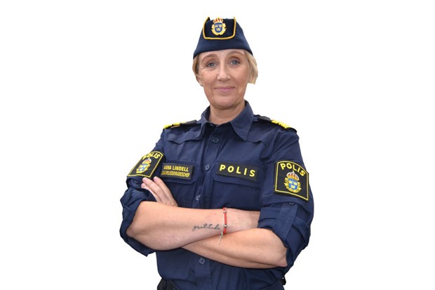 Anna Lindell r ny polischef i Vxj: Jttestolt ver svensk polis