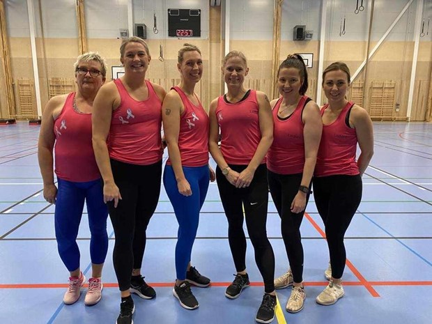 Moheda gymnastikf�rening samlade in 23 000 kronor till cancerforskningen