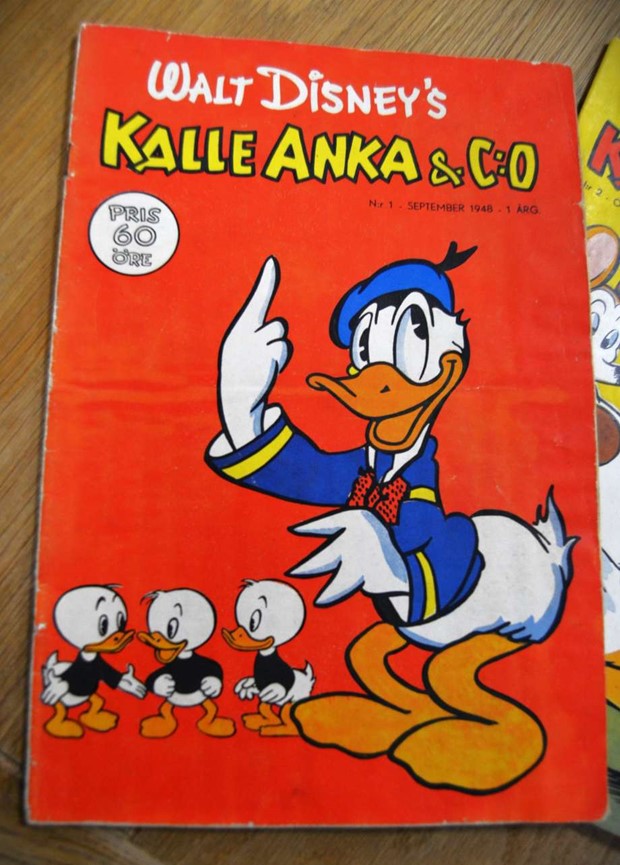 Kalle Anka-samling s�ldes f�r �ver 200 000 i V�xj�