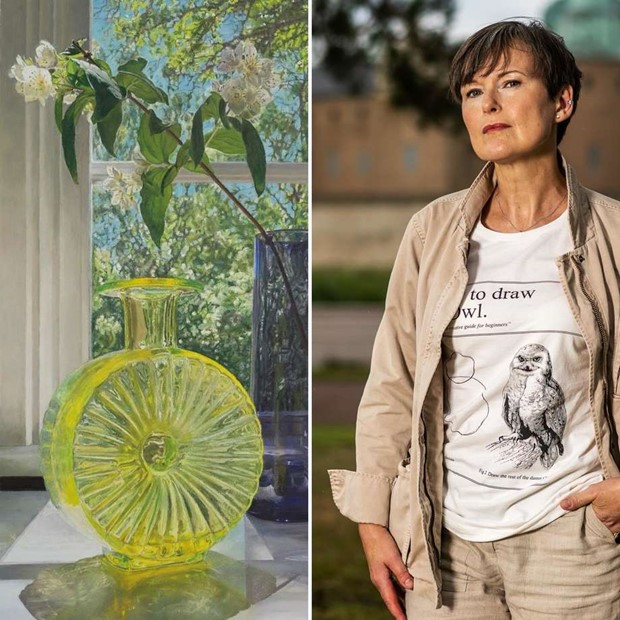 CajsaStina �kerstr�m st�ller ut p� Kulturparken