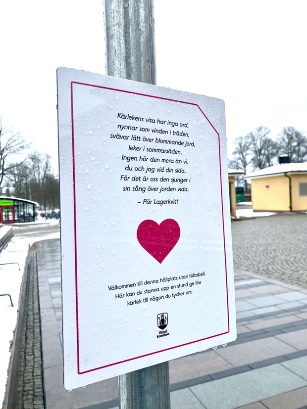 Pusshllsplatser ska skapa krleksfulla mten