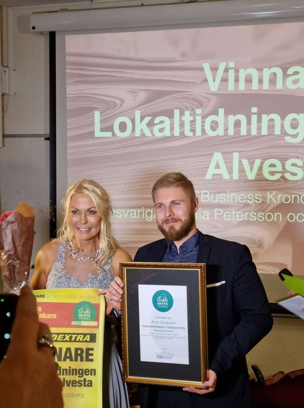 Lokaltidningen firar fem r och kan vinna fina priser