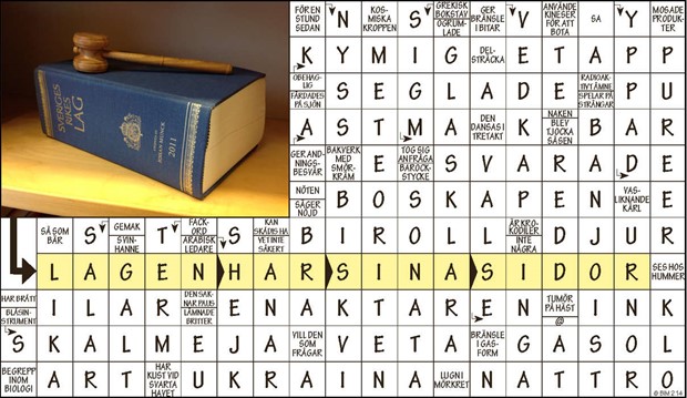 Krysset lsning vecka 10, 2024