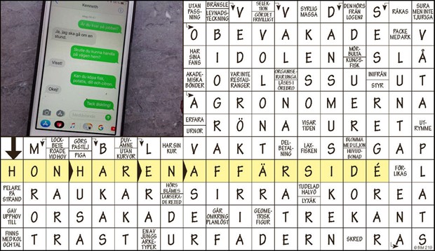 Krysset lsning vecka 15, 2024