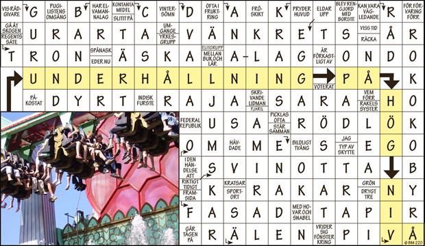 Krysset l�sning vecka 16, 2024