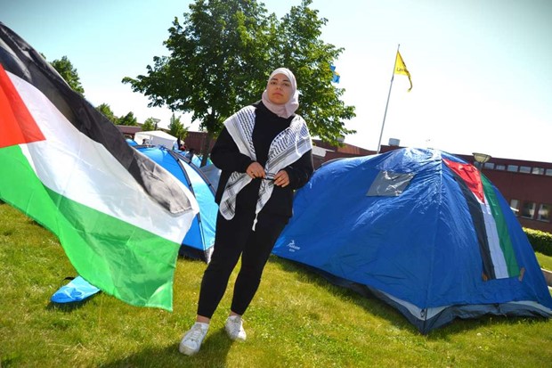 �Vi kr�ver att Israels krig i Gaza f�rd�ms av universitetet� 