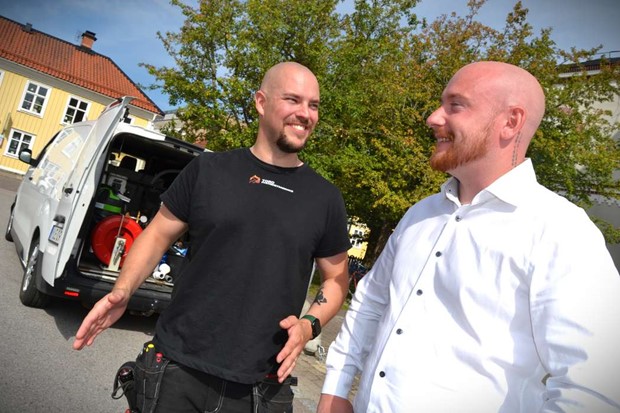 Kompisar sedan barnsben - nu startar de fretag ihop