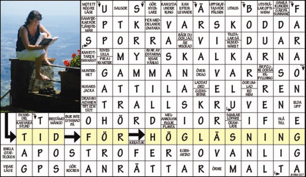 Krysset l�sning vecka 23, 2024