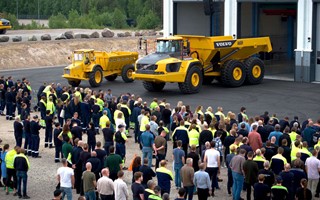 Volvo CE har invigt nya anlggningar fr att pskynda omstllningen