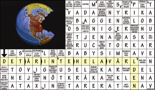 Krysset lsning vecka 35, 2024