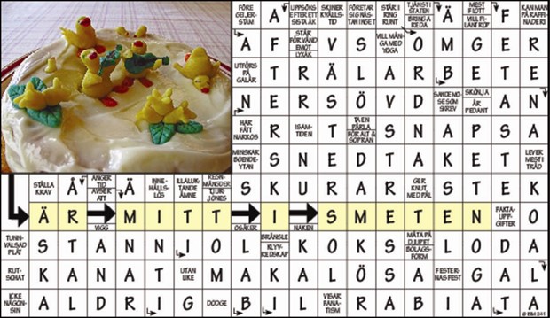 Krysset lsning vecka 39, 2024