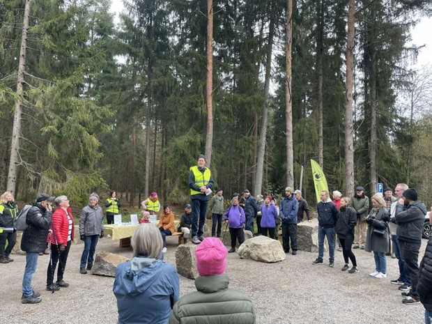 Det nya naturreservatet har invigts Det nya naturreservatet har invigts