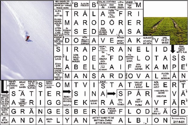 Krysset lsning vecka 45, 2024