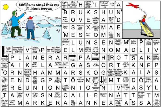 Krysset lsning v6, 2025