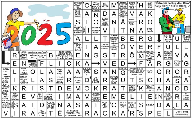 Krysset l�sning v8, 2025