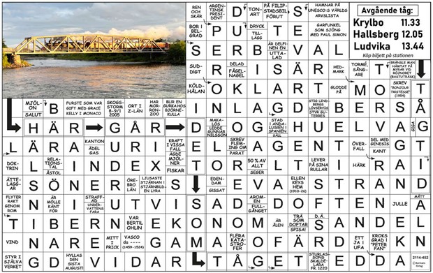 Krysset lsning v11, 2025