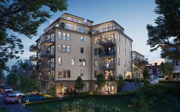 Rivstart f�r Staglabergets v�ningar p� �ster