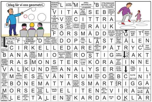 Krysset lsning v16, 2025